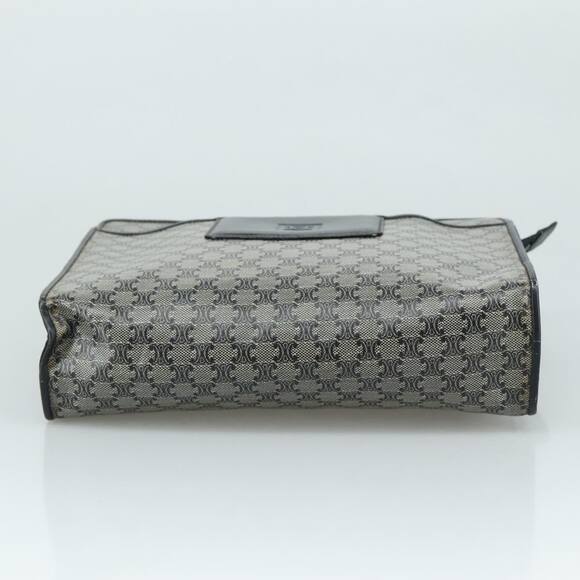 CELINE Macadam Canvas Shoulder Bag Coated Canvas Navy - Picture 5 of 16